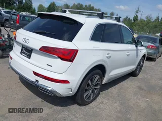 2022 Audi Q5 S line Premium Plus with VIN WA1EAAFY9N2112369, listed as a IAAI auction lot 42604571 with 58,303 mi miles and . Bid and sale history available at DreamBid. Image 4.