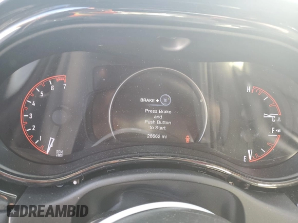 2024 Dodge Durango GT Plus with VIN 1C4RDHDG6RC172045, listed as a Copart auction lot 76952954 with 28,662 mi miles and Salvage title. Bid and sale history available at DreamBid. Image 9.