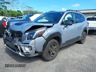 2023 Subaru Forester Wilderness with VIN JF2SKALC0PH447018, listed as a IAAI auction lot 42011074 with 21,553 mi miles and . Bid and sale history available at DreamBid. Image 18.