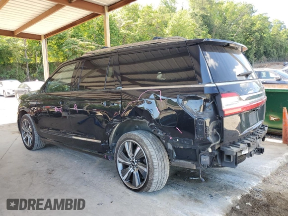 2019 Lincoln Navigator Reserve with VIN 5LMJJ2LT3KEL03131, listed as a Copart auction lot 57911075 with 150,624 mi miles and Salvage title. Bid and sale history available at DreamBid. Image 2.