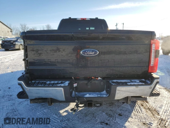 2023 Ford F-350 with VIN 1FT8W3DNXPED56896, listed as a Copart auction lot 84496734 with 21,367 mi miles and Clean title. Bid and sale history available at DreamBid. Image 6.