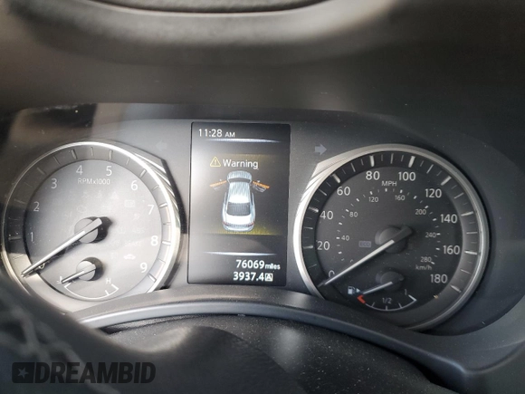 2020 Infiniti Q50 Pure with VIN JN1EV7ARXLM250598, listed as a Copart auction lot 50798135 with 76,069 mi miles and Salvage title. Bid and sale history available at DreamBid. Image 9.
