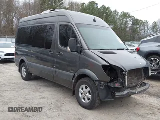 2011 Mercedes-Benz Sprinter Passenger with VIN WDZPE7CC2B5532709, listed as a IAAI auction lot 41192323 with 168,000 mi miles. Bid and sale history available at carsss.com. Image 1.