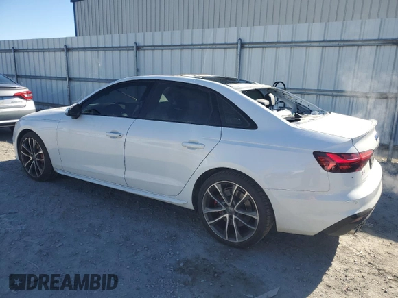 2020 Audi S4 Prestige with VIN WAUC4AF4XLA039076, listed as a Copart auction lot 44912265 with 48,265 mi miles and Salvage Title. Bid and sale history available at carsss.com. Image 2.