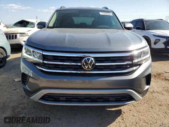 2023 Volkswagen Atlas SE with VIN 1V2WP2CA4PC553201, listed as a Copart auction lot 71232234 with 22,828 mi miles and Salvage title. Bid and sale history available at DreamBid. Image 5.