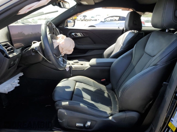 2023 BMW 2 Series 230i with VIN 3MW23CM05P8D12873, listed as a Copart auction lot 71322464 with 24,454 mi miles and Salvage Title. Bid and sale history available at carsss.com. Image 7.