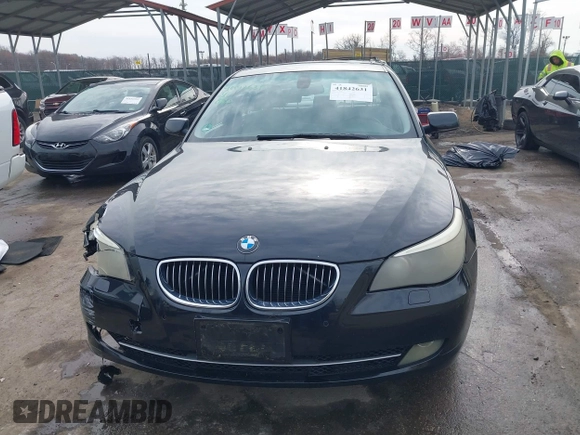 2008 BMW 5 Series 528xi with VIN WBANV13538CZ56228, listed as a IAAI auction lot 41842631 with 92,806 mi miles. Bid and sale history available at carsss.com. Image 12.