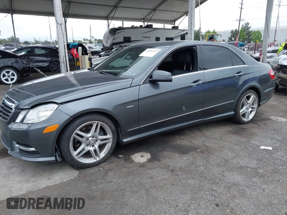 2012 Mercedes-Benz E 350 Luxury with VIN WDDHF5KB4CA617175, listed as a IAAI auction lot 42207317 with 110,533 mi miles and . Bid and sale history available at DreamBid. Image 2.