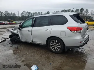 2016 Nissan Pathfinder SL with VIN 5N1AR2MN5GC670076, listed as a Copart auction lot 89355385 with 201,555 mi miles and Salvage Title. Bid and sale history available at carsss.com. Image 2.