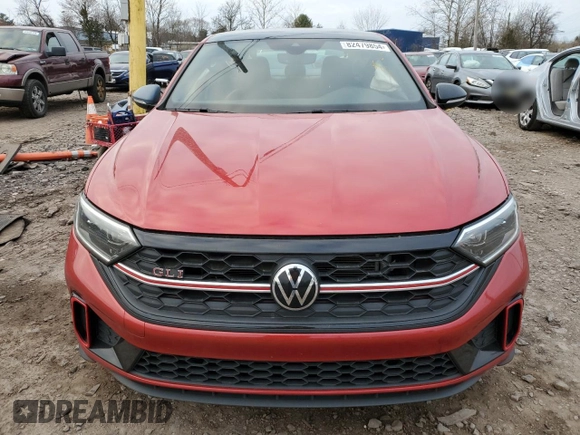 2023 Volkswagen Jetta GLI Autobahn with VIN 3VW1T7BU1PM015891, listed as a Copart auction lot 82479854 with 43,906 mi miles and Salvage title. Bid and sale history available at DreamBid. Image 5.