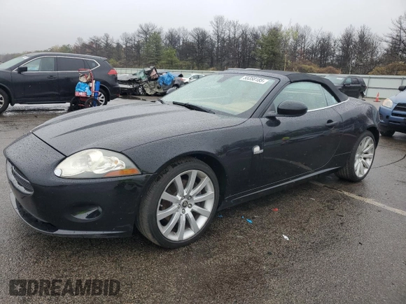 2007 Jaguar XK with VIN SAJDA44B175B00756, listed as a Copart auction lot 55358185 with 104,282 mi miles and Clean Title. Bid and sale history available at DreamBid. Image 1.