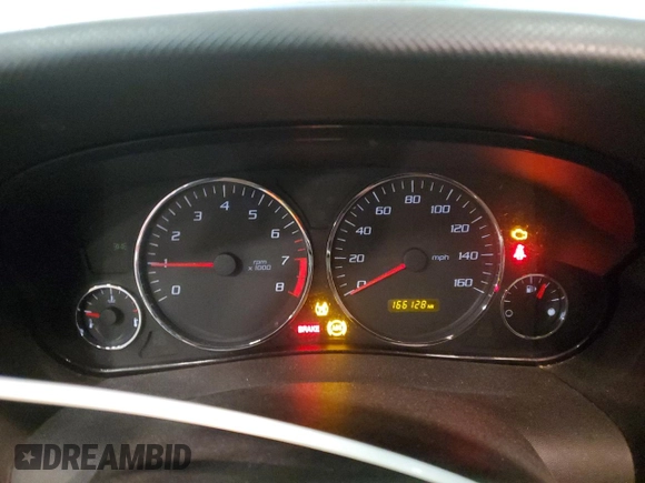 2005 Cadillac SRX with VIN 1GYEE63AX50128486, listed as a Copart auction lot 42796555 with 166,128 mi miles and Non Repairable. Bid and sale history available at carsss.com. Image 9.