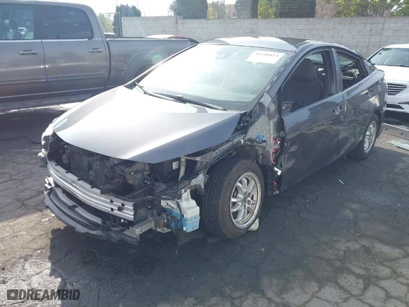 2021 Toyota Prius Prime LE with VIN JTDKAMFP5M3194093, listed as a IAAI auction lot 41240813 with 102,635 mi miles. Bid and sale history available at carsss.com. Image 2.