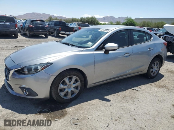 2015 Mazda 3 i Sport with VIN 3MZBM1U7XFM208710, listed as a Copart auction lot 60156625 with 86,748 mi miles and Salvage title. Bid and sale history available at DreamBid. Image 1.