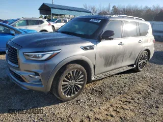 2021 Infiniti QX80 PREMIUM SELECT with VIN JN8AZ2AF5M9719792, listed as a Copart auction lot 46295815 with 59,926 mi miles and Clean Title. Bid and sale history available at carsss.com. Image 1.