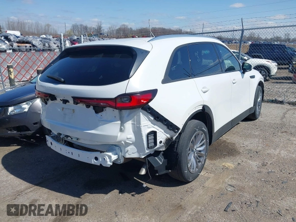 2024 Mazda CX-90 Preferred Plus with VIN JM3KKCHD1R1149169, listed as a IAAI auction lot 41935631 with 17,043 mi miles and . Bid and sale history available at DreamBid. Image 4.