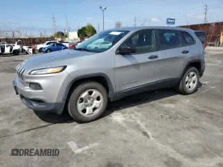 2017 Jeep Cherokee Sport with VIN 1C4PJMAB6HW569835, listed as a Copart auction lot 50601275 with 134,818 mi miles and Salvage Title. Bid and sale history available at carsss.com. Image 1.