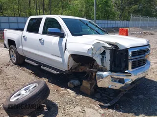 2014 Chevrolet Silverado 1500 LTZ with VIN 3GCUKSECXEG446055, listed as a IAAI auction lot 41988435 with 165,833 mi miles and . Bid and sale history available at DreamBid. Image 1.