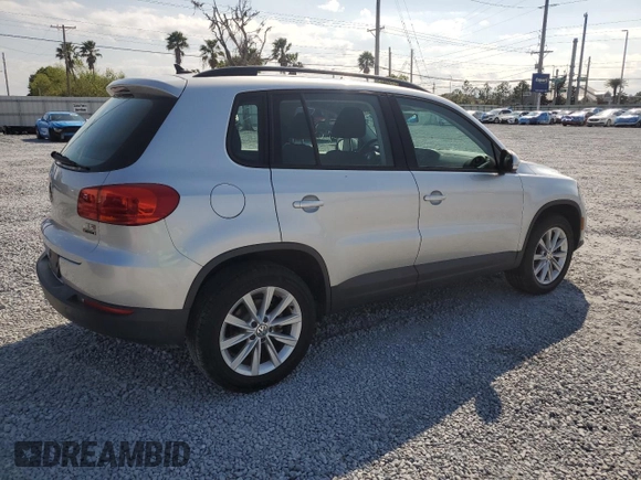 2018 Volkswagen Tiguan with VIN WVGBV7AX8JK001137, listed as a Copart auction lot 48380965 with 61,131 mi miles and Non Repairable. Bid and sale history available at DreamBid. Image 3.