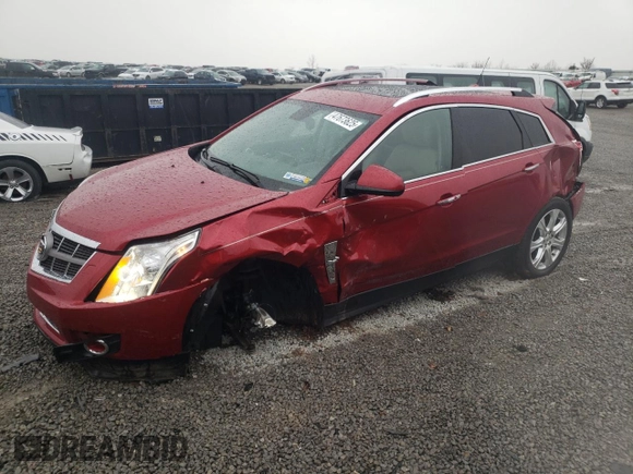 2011 Cadillac SRX Premium Collection with VIN 3GYFNCEY3BS507282, listed as a Copart auction lot 47673625 with 38,403 mi miles and Salvage Title. Bid and sale history available at carsss.com. Image 1.