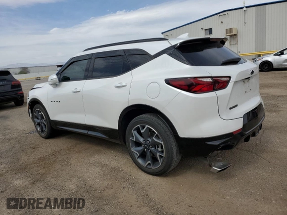 2020 Chevrolet Blazer RS z VIN 3GNKBERS8LS602346, wystawiony jako Copart lot #56731885 z przebiegiem 71 726 mil mil oraz Szkoda całkowita • Salvage title. Historia ofert i sprzedaży dostępna na DreamBid. Obrazek 2.