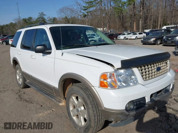 2003 Ford Explorer Eddie Bauer с VIN 1FMZU64W83UB23826, выставлен на аукционе IAAI как лот 41740310 с пробегом 384 436 миль миль и . История ставок и продаж доступна на DreamBid. Изображение 1.