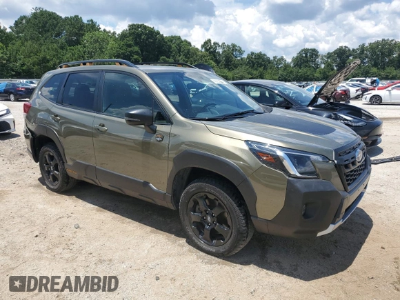 2024 Subaru Forester Wilderness with VIN JF2SKAJC3RH473201, listed as a Copart auction lot 63569115 with 34,033 mi miles and Clean title. Bid and sale history available at DreamBid. Image 4.