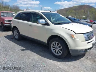 2007 Ford Edge SEL with VIN 2FMDK38C77BA41371, listed as a IAAI auction lot 42027117 with 1 mi miles. Bid and sale history available at carsss.com. Image 1.