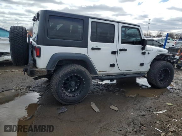 2017 Jeep Wrangler Unlimited Rubicon z VIN 1C4BJWFG5HL511601, wystawiony jako Copart lot #48223945 z przebiegiem 86 465 mil mil oraz Szkoda całkowita • Salvage title. Historia ofert i sprzedaży dostępna na DreamBid. Obrazek 3.