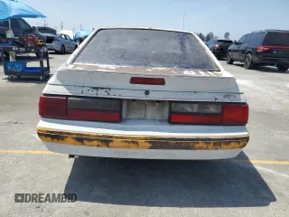1988 Ford Mustang with VIN 1FABP41A6JF284130, listed as a Copart auction lot 60257045 with 38,867 mi miles and Clean title. Bid and sale history available at DreamBid. Image 6.