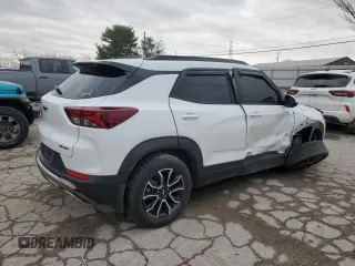 2023 Chevrolet TrailBlazer ACTIV with VIN KL79MSSL4PB079277, listed as a Copart auction lot 81198974 with 38,504 mi miles and Salvage Title. Bid and sale history available at DreamBid. Image 3.