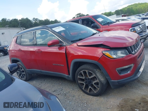 2018 Jeep Compass Limited with VIN 3C4NJDCB6JT254453, listed as a IAAI auction lot 42155892 with 939,333 mi miles and . Bid and sale history available at DreamBid. Image 13.