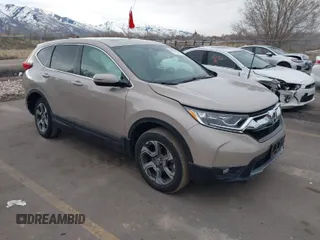 2019 Honda CR-V EX with VIN 5J6RW2H53KL019509, listed as a IAAI auction lot 41852022 with 34,969 mi miles. Bid and sale history available at carsss.com. Image 1.
