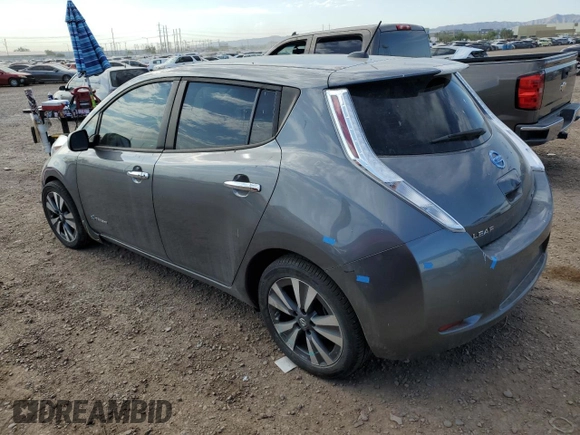 2016 Nissan LEAF S with VIN 1N4BZ0CP4GC312912, listed as a Copart auction lot 52152793 with 86,383 mi miles. Bid and sale history available at carsss.com. Image 2.