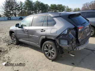 2024 Toyota RAV4 Hybrid XLE Premium with VIN 2T3B6RFV6RW071873, listed as a Copart auction lot 50865335 with 8,083 mi miles and Salvage Title. Bid and sale history available at carsss.com. Image 2.