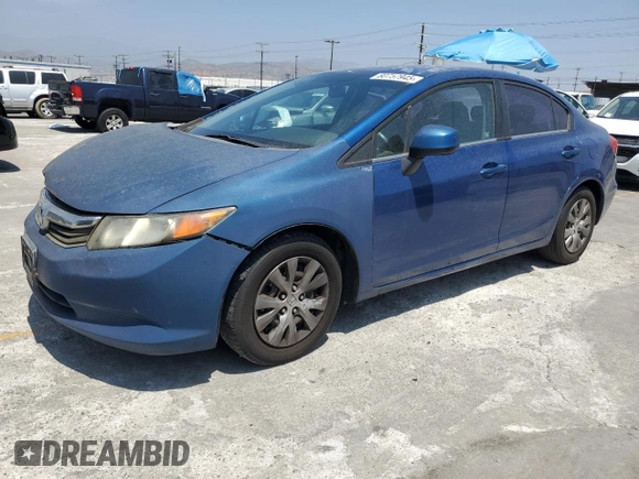 2012 Honda Civic LX с VIN 19XFB2F50CE303150, выставлен на аукционе Copart как лот 60757945 с пробегом 202 865 миль миль и Чистый • Clean title. История ставок и продаж доступна на DreamBid. Изображение 1.