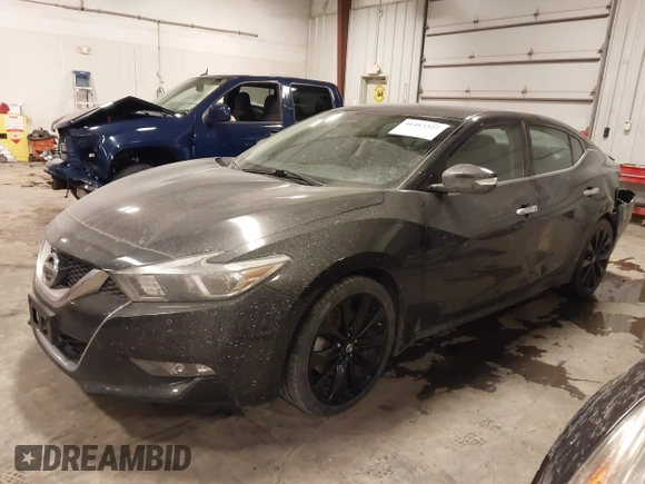 2017 Nissan Maxima SV with VIN 1N4AA6AP5HC384292, listed as a IAAI auction lot 41413327 with 86,648 mi miles and . Bid and sale history available at DreamBid. Image 2.