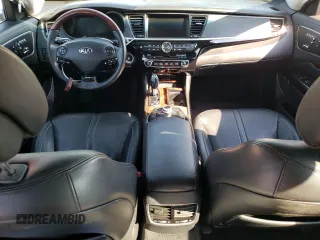 2015 Kia K900 Luxury with VIN KNALW4D44F6019332, listed as a Copart auction lot 74169884 with 120,924 mi miles and Salvage Title. Bid and sale history available at carsss.com. Image 8.