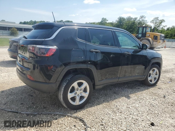 2023 Jeep Compass Sport with VIN 3C4NJDAN3PT513454, listed as a Copart auction lot 62521985 with 55,280 mi miles and Clean title. Bid and sale history available at DreamBid. Image 3.