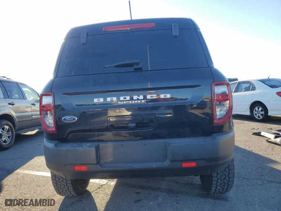 2021 Ford Bronco Sport Big Bend with VIN 3FMCR9B6XMRA59857, listed as a Copart auction lot 83615994 with NaN miles and Salvage Title. Bid and sale history available at carsss.com. Image 6.