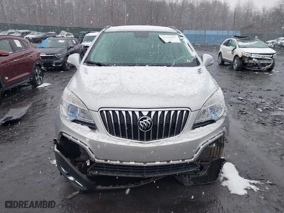 2016 Buick Encore Leather with VIN KL4CJGSB9GB599751, listed as a IAAI auction lot 41150011 with 91,200 mi miles. Bid and sale history available at carsss.com. Image 12.