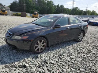 2005 Acura TSX with VIN JH4CL96945C026152, listed as a Copart auction lot 55122605 with 157,988 mi miles and Salvage title. Bid and sale history available at DreamBid. Image 1.