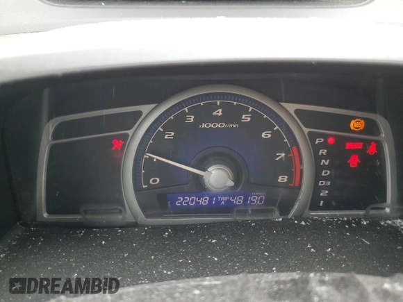 2006 Honda Civic Cpe LX with VIN 2HGFG12666H529570, listed as a Copart auction lot 63172594 with 220,481 mi miles and Salvage Title. Bid and sale history available at carsss.com. Image 9.