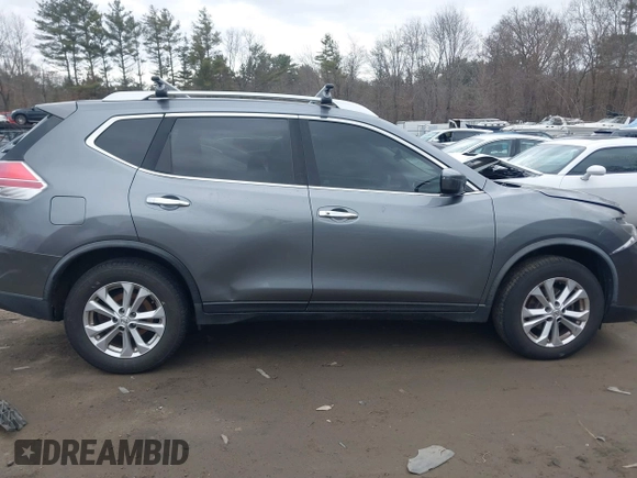 2016 Nissan Rogue SV with VIN KNMAT2MV6GP695258, listed as a IAAI auction lot 41720496 with 148,149 mi miles and . Bid and sale history available at carsss.com. Image 13.