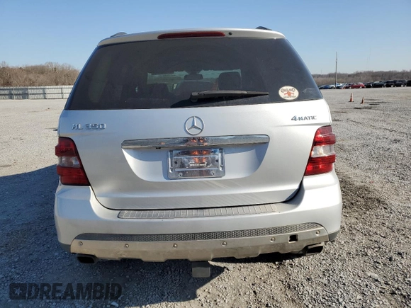 2008 Mercedes-Benz M 350 with VIN 4JGBB86E78A399687, listed as a Copart auction lot 48673775 with 190,936 mi miles and Salvage Title. Bid and sale history available at DreamBid. Image 6.