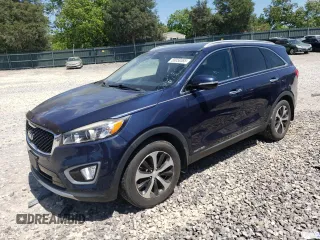 2017 Kia Sorento EX z VIN 5XYPHDA5XHG206988, wystawiony jako Copart lot #58058385 z przebiegiem 111 129 mil mil oraz Czysty tytuł • Clean title. Historia ofert i sprzedaży dostępna na DreamBid. Obrazek 1.