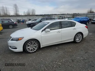 2014 Acura RLX Advance Pkg with VIN JH4KC1F91EC003618, listed as a Copart auction lot 46233885 with 75,361 mi miles and Clean Title. Bid and sale history available at carsss.com. Image 1.