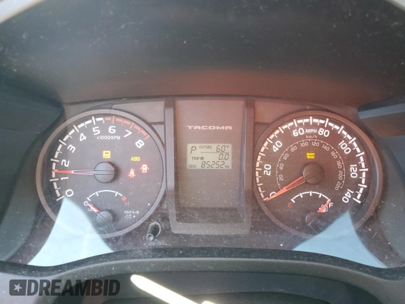 2016 Toyota Tacoma SR with VIN 5TFRX5GN7GX070825, listed as a Copart auction lot 47262205 with 85,252 mi miles and Salvage Title. Bid and sale history available at carsss.com. Image 9.
