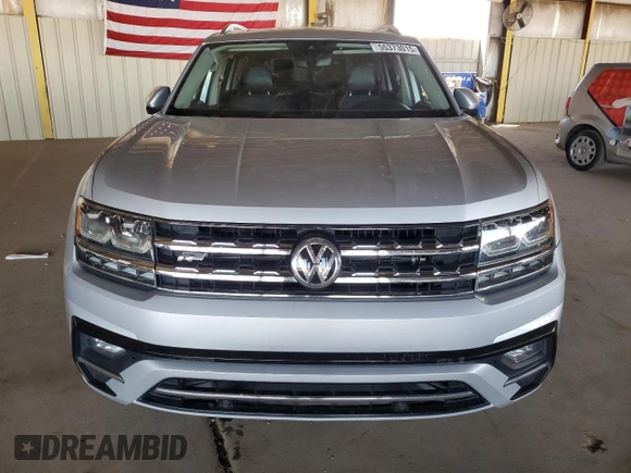 2019 Volkswagen Atlas SEL R-Line with VIN 1V2RR2CA3KC552024, listed as a Copart auction lot 55373015 with 110,655 mi miles and Salvage title. Bid and sale history available at DreamBid. Image 5.