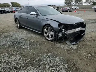 2016 Audi S4 Premium Plus with VIN WAUDGAFLXGA002067, listed as a Copart auction lot 44027515 with 63,951 mi miles and Salvage Title. Bid and sale history available at carsss.com. Image 10.
